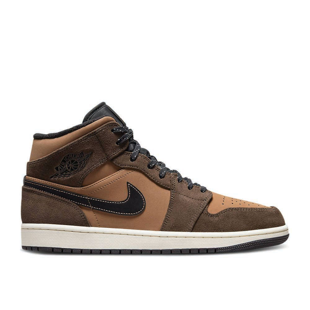 Air Jordan 1 Mid SE 'Dark Chocolate' Iconic Sneaker