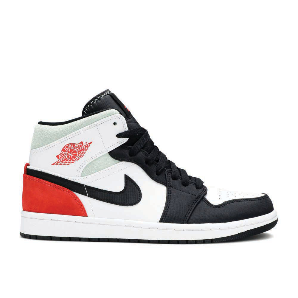 Air Jordan 1 Mid SE 'Red Black Toe' Iconic Sneaker