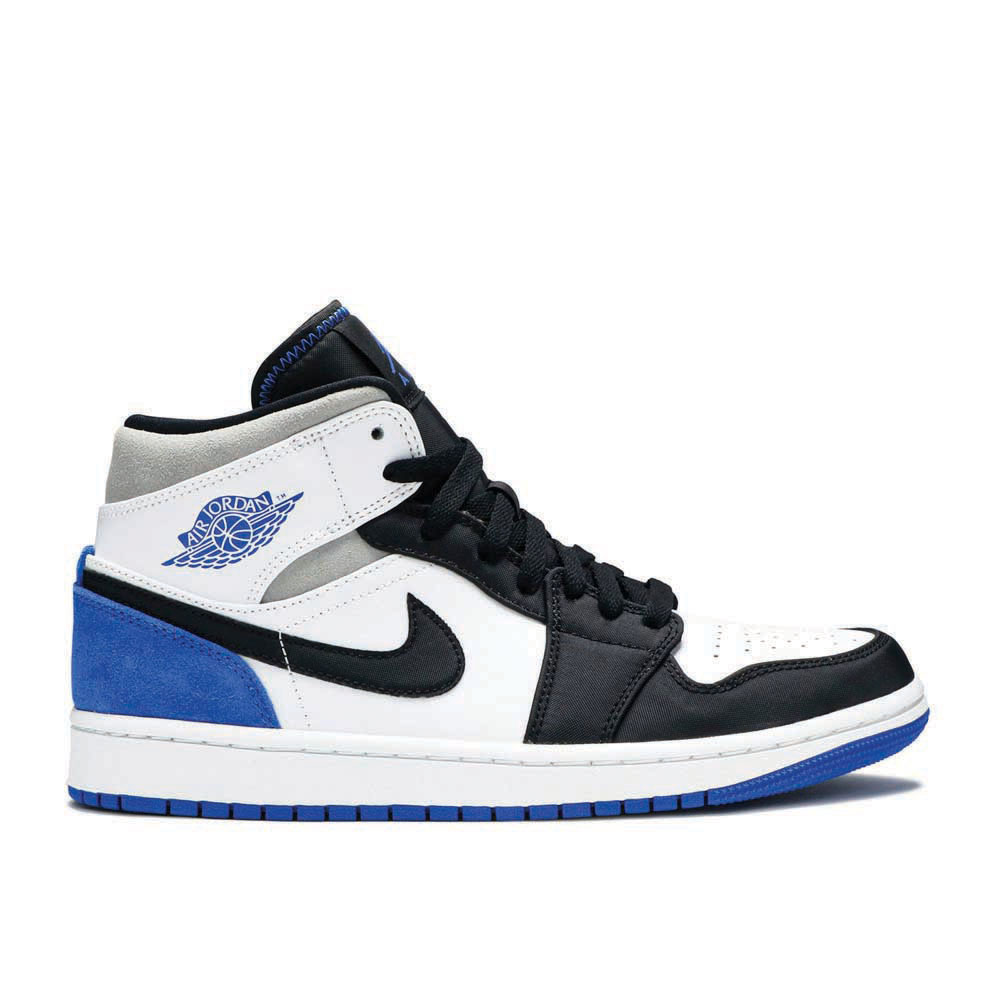 Air Jordan 1 Mid SE 'Royal Black Toe' Signature Footwear