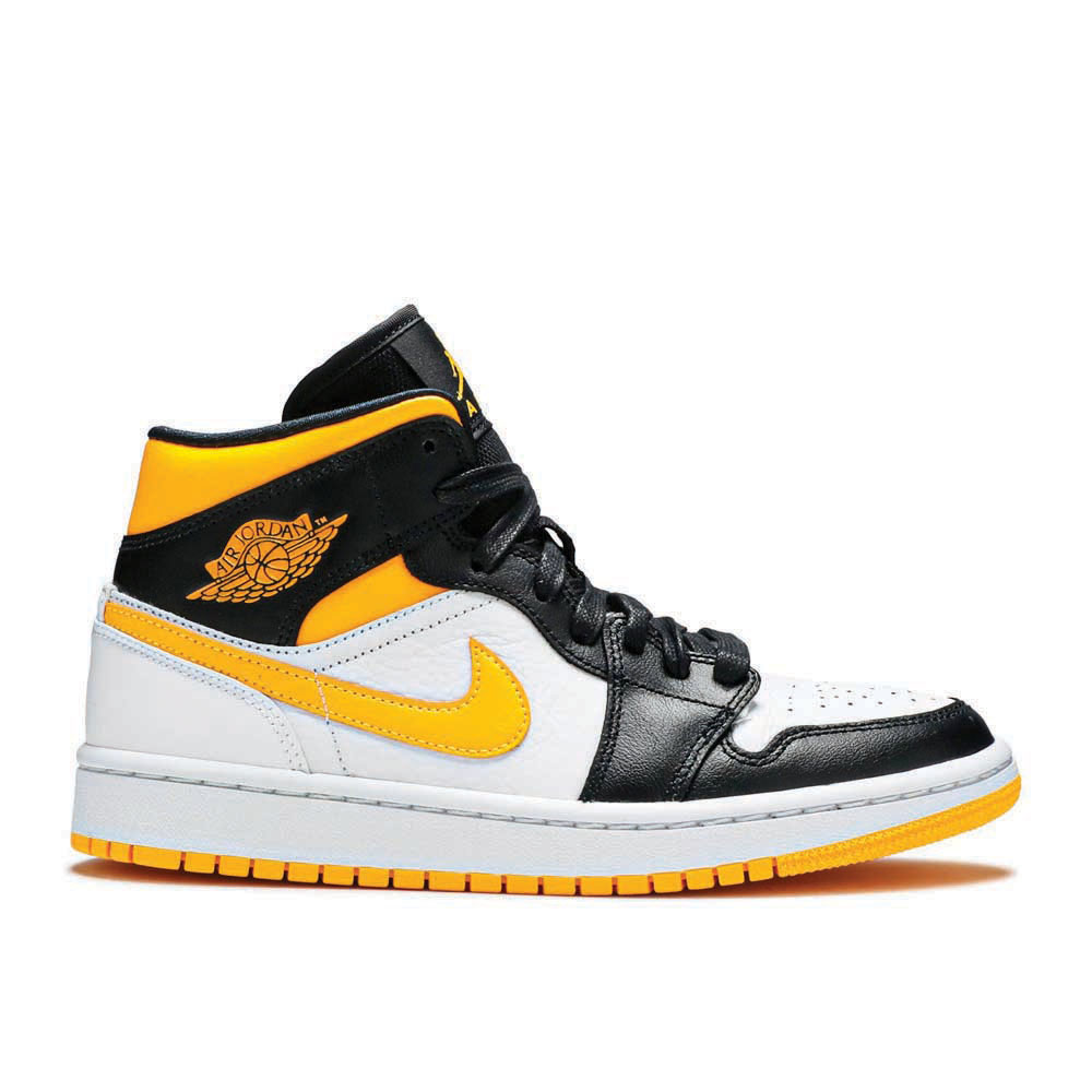 Air Jordan 1 Mid SE 'White Laser Orange' Iconic Sneaker