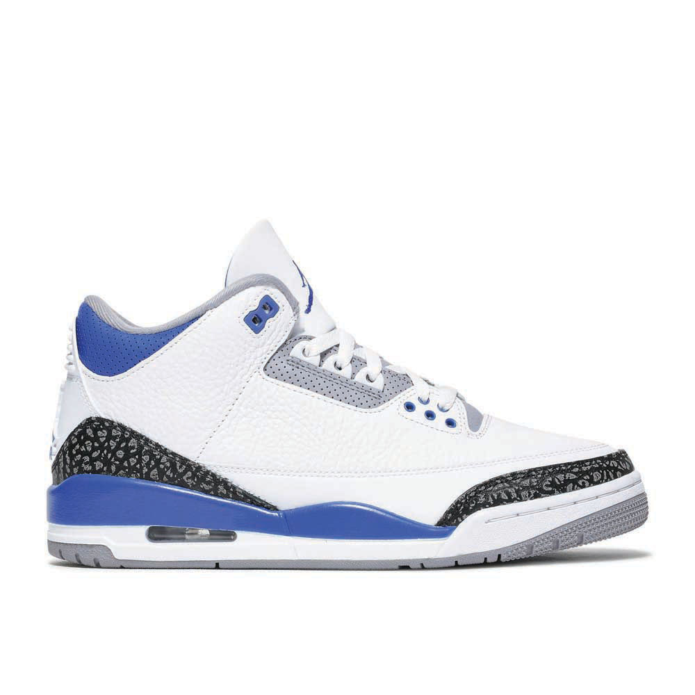 Air Jordan 3 Retro 'Racer Blue' Iconic Sneaker
