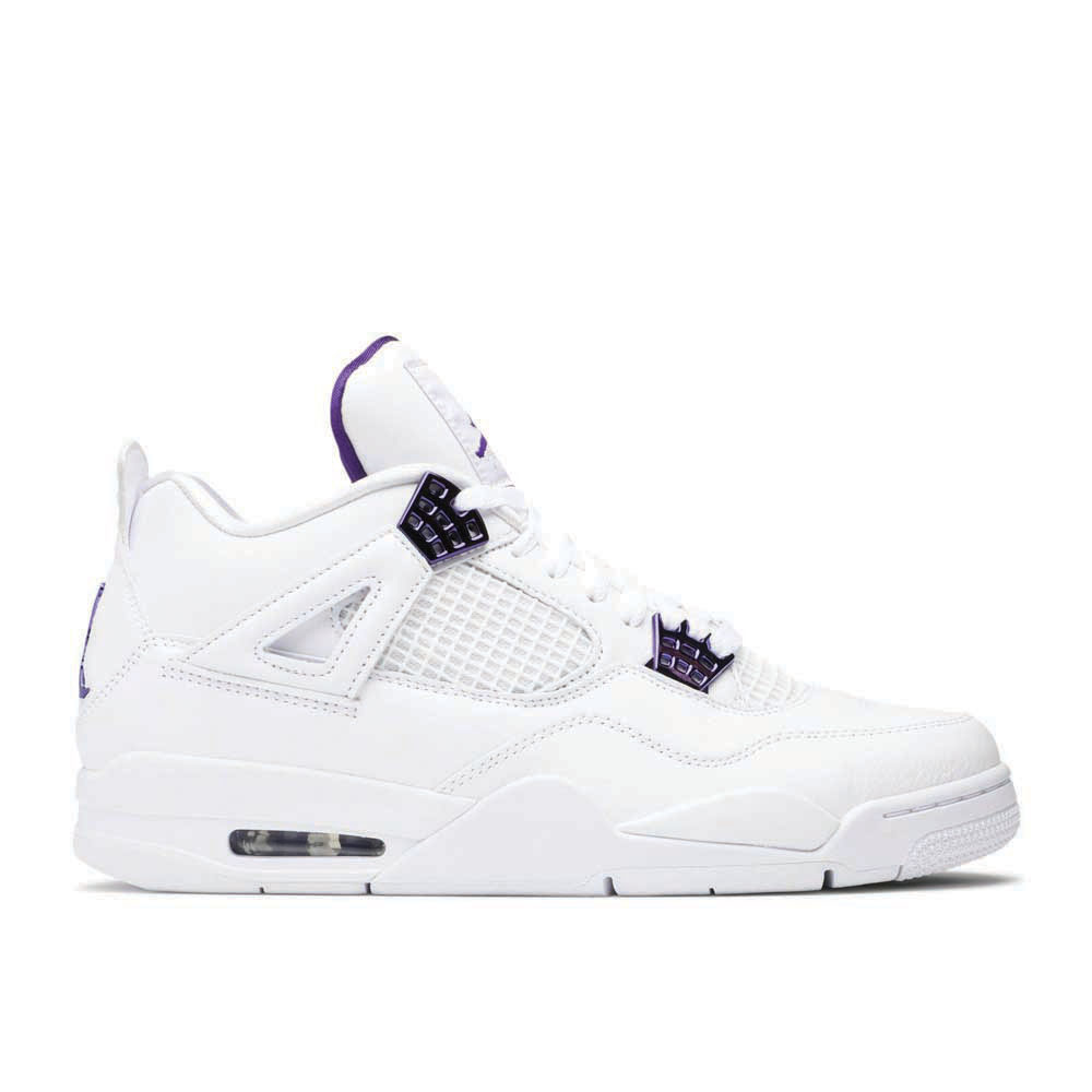 Air Jordan 4 Retro 'Purple Metallic' Iconic Sneaker