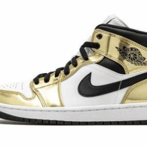 Jordan 1 Mid Metallic Gold