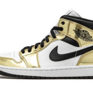 Jordan 1 Mid Metallic Gold