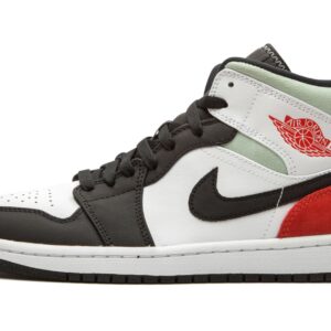 Jordan 1 Mid SE Red Grey Black Toe