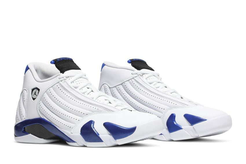 Jordan 14 Retro White Hyper Royal