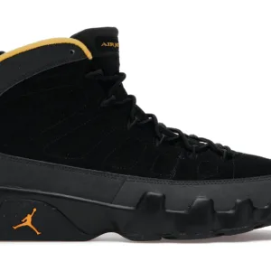 Jordan 9 Retro Dark Charcoal University Gold