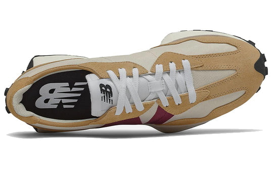 New Balance 327 Tan Burgundy