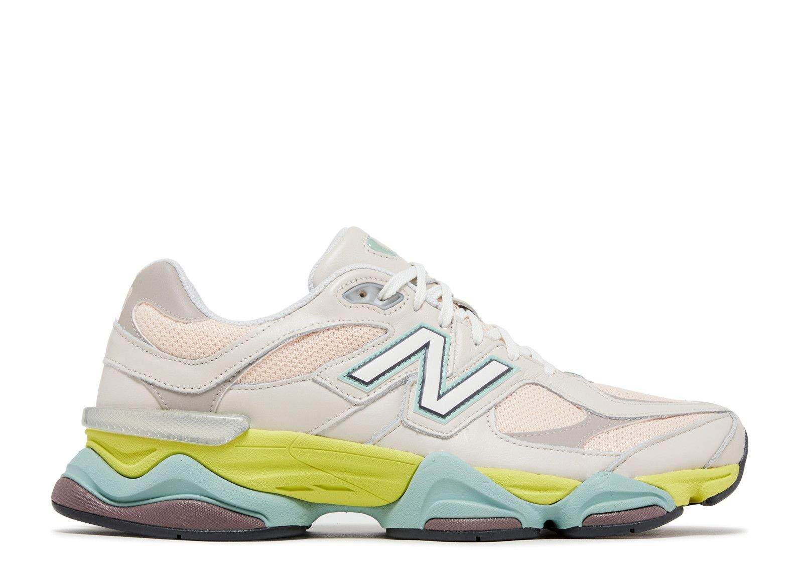 New Balance 9060 Moonbeam Vintage Rose Lime Signature Footwear