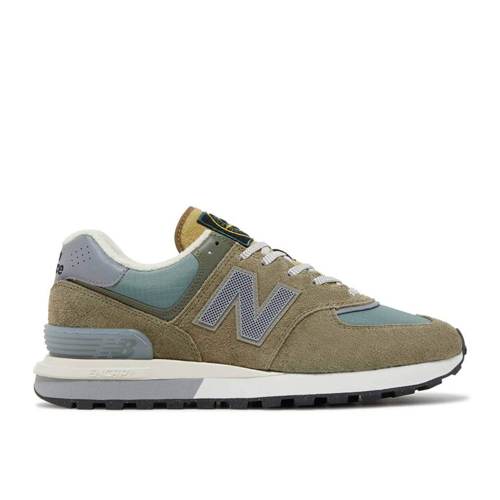 New Balance Stone Island x 574 Legacy 'Steel Blue' U574LGST Signature Footwear