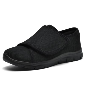 Women's Wide Fit Adjustable Walking Shoes - Cushioned Comfort